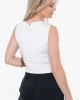 Guess ALVA KNOT TOP Kadın Krem Bluz 5GGP056259A-G053