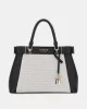 Guess Anadela 3 Comp Satchel Kadın Siyah El Çantası HWAG9633060-NTB