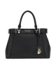 Guess ANADELA 3 COMP SATCHEL Kadın Siyah El Çantası HWBG9633060-BLA