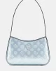 Guess ARNELA TOP ZIP SHOULDER BAG Kadın Mavi Omuz Çantası HWTG9496170-PBO