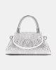 Guess Beauvoır Top Handle Flap Kadın Gümüş El Çantası HWXY9528780-SIL