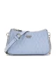 Guess BETULA TOP ZIP SHOULDER BAG Kadın Mavi Omuz Çantası HWGG9626170-STU
