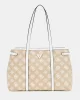 Guess BEYZA GIRLFRIEND TOTE Kadın Beyaz Omuz Çantası HWJG9627230-WLO