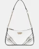 Guess BRAMINA TOP ZIP SHOULDER Kadın Beyaz Omuz Çantası HWZG9636180-WHI