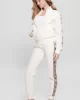 Guess Brıtney Full Zıp Sweatshırt Kadın Ekru Eşofman Üstü V2YQ16KB3P2-G6K5