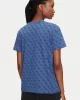 Guess CHRYSANTA CN T-SHIRT Kadın Lacivert T-shirt V5GI16I3Z14-P7XA