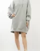 Guess CINDRA HOODED SWEATS Kadın Gri Sweatshirt V3BQ14K7UW2-LMGY