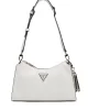 Guess CRESIDIA TOP ZIP SHOULDER BAG Kadın Beyaz Omuz Çantası HWPG9349180-OFF