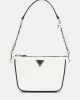 Guess Cruıse Vıbe Top Zıp Shldr Bag Kadın Beyaz Omuz Çantası HWQG9649170-WTV