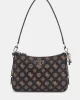 Guess ECO ERICA TOP ZIP SHOULDER BAG Kadın Kahverengi Omuz Çantası HWEPG951018-MLO