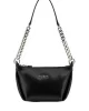 Guess Eco Evaıne Top Zıp Shldr Bag Kadın Siyah Omuz Çantası HWEVG953517-BLA