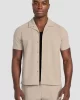Guess SS BARON TEXTURED KNIT SHIRT Erkek Haki Gömlek M5GP21KCRY0-A90N