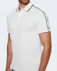 Guess SS GUESS QUATTRO G TAPE POLO Erkek Bej T-shirt M4YP40KARS0-G1V7