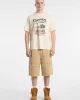 Guess GO PRINTED MUSCLE TEE Erkek Krem T-shirt M5GI65K8FQ4-G053