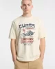 Guess GO PRINTED MUSCLE TEE Erkek Krem T-shirt M5GI65K8FQ4-G053