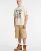Guess GO PRINTED MUSCLE TEE Erkek Krem T-shirt M5GI65K8FQ4-G053