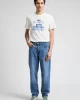 Guess CATMINT CN T-SHIRT Erkek Beyaz T-shirt Z5GI16I3Z14-G018