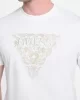 Guess SS CN FLOWER EMBRO TEE Erkek Beyaz T-shirt M5GI16K8FQ4-G011