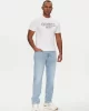 Guess Ss Cn Guess Logo Tee Erkek Beyaz T-Shirt M5GI07I3Z14-G011
