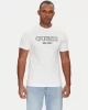Guess Ss Cn Guess Logo Tee Erkek Beyaz T-Shirt M5GI07I3Z14-G011