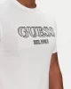 Guess Ss Cn Guess Logo Tee Erkek Beyaz T-Shirt M5GI07I3Z14-G011