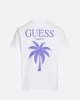 Guess SS CN GD PALM TEE Erkek Beyaz T-shirt F5GI09KA260-G011