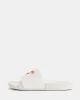 Guess SLIDES PALMA Erkek Beyaz Terlik F5GZ05BB00F-G011