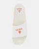 Guess SLIDES PALMA Erkek Beyaz Terlik F5GZ05BB00F-G011