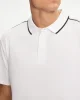 Guess SS GUESS QUATTRO G TAPE POLO Erkek Beyaz T-shirt M4YP40KARS0-G011