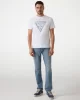 Guess Ss Cn Trıangle Tee Erkek Beyaz T-Shirt M5GI06I3Z14-G011