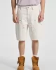 Guess GO PANEL CARPENTER SHORT Erkek Beyaz Şort M5GG40D5C2B-GWEC