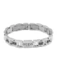 Guess Erkek Metalik Gri Bileklik JGUJUMB01342JWSTBKTU