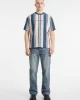 Guess Go Vertıcal Strıpe Tee Erkek Çok Renkli T-Shirt M5GI59K8FQ4-S40N