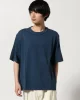 Guess GO APPLIQUE BOXY TEE Erkek Mavi T-shirt M5GI63K8FQ4-FB6I