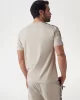 Guess ARLO CN T-SHIRT Erkek Bej T-shirt Z4GI18J1314-G9D0