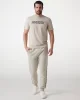 Guess ARLO CN T-SHIRT Erkek Bej T-shirt Z4GI18J1314-G9D0
