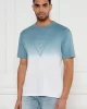 Guess SLUG CN T-SHIRT Erkek Mavi T-shirt Z5GI02I3Z14-G7DV
