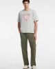 Guess Jeans GJ SS CN OS ICONIC TEE Erkek Gri T-shirt M4YI45K8FQ4-H90Z