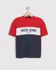 Guess Jeans GJ SS CN OS HORIZONT STRIPE TE Erkek Çok Renkli T-shirt M5GI45K8FQ4-F7TW