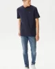 Guess HEDLEY SS T-SHIRT Erkek Lacivert T-shirt Z2YI12JR06K-G7V2