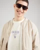 Guess GO PRINTED BAKER LOGO TEE Erkek Krem T-shirt M5GI69K8FQ4-G053