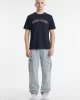 Guess Jeans GJ SS CN REG COLLEGIATE TEE Erkek Lacivert T-shirt M5RI75K8FQ4-A71W