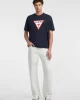 Guess Jeans GJ SS CN OS ICONIC TEE Erkek Lacivert T-shirt M4YI45K8FQ4-A71W