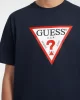 Guess Jeans GJ SS CN OS ICONIC TEE Erkek Lacivert T-shirt M4YI45K8FQ4-A71W