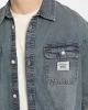 Guess Go Boxy Denım Ss Shırt Erkek Mavi Gömlek M5GH83D5OUA-FZMD