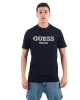 Guess Ss Cn Guess Logo Tee Erkek Lacivert T-Shirt M5GI07I3Z14-G7V2