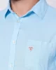 Guess LS ROLL-UP SHIRT Erkek Mavi Gömlek F4GH00WG3L0-A739