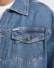 Guess jeans Gj Mens Oversıze Trucker Jacke Erkek Mavi Ceket M4YN38D5DO2-GAM1