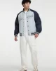 Guess Jeans GJ RAGLAN BOMBER WITH PATCH Erkek Mavi Ceket M5GL32WHAA2-G7O7