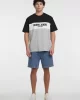 Guess Jeans GJ SS CN OS HORIZONT STRIPE TE Erkek Mavi T-shirt M5GI45K8FQ4-H90Z